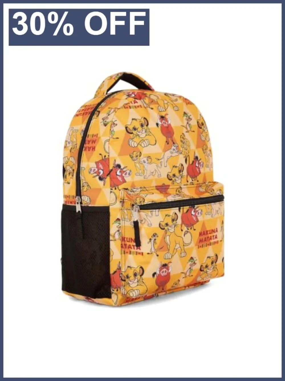 Lion King Kids Backpack Hakuna Matata Simba Mufasa Timon Pumbaa Durable School